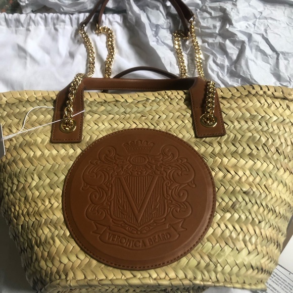 Veronica Beard Crest Market Tote Small - Picture 7 of 13